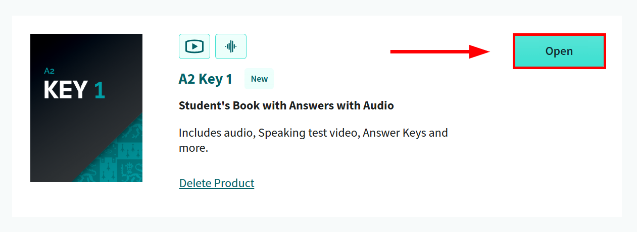 screenshot showing where to click to open the materials
