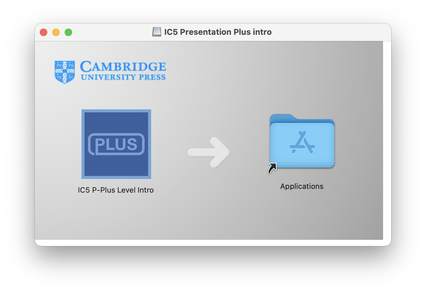 screenshot showing the Applications icon